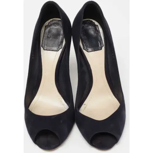 Pre-owned Pumps, female, , Size: 6 1/2 US Pre-owned Suede heels - Dior Vintage - Modalova