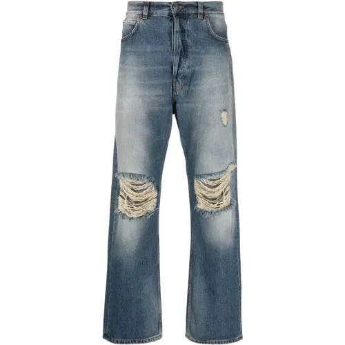 Hem03229 Df114 Jeans , male, Sizes: W34, W33, W35, W36, W32 - Haikure - Modalova
