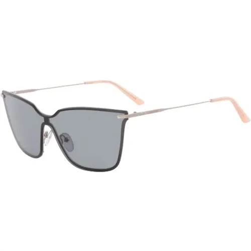 Sunglasses Ck18115S-070 in /Silver/Pink , female, Sizes: 64 MM - Calvin Klein - Modalova