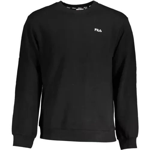 Elegant Embroidered Sweatshirt , male, Sizes: S, 2XL, XS - Fila - Modalova