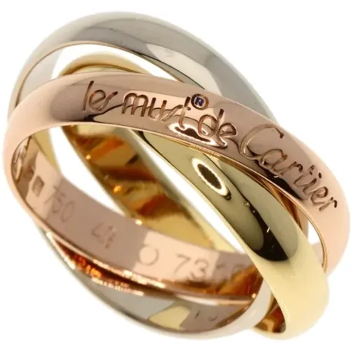 Pre-owned Jewellery, female, , Size: ONE SIZE Pre-owned Rose Gold rings - Cartier Vintage - Modalova