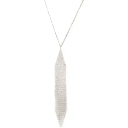 Pre-owned Jewellery, female, , Size: ONE SIZE Pre-owned Silver necklaces - Tiffany & Co. Pre-owned - Modalova