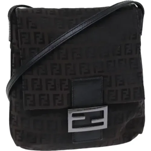 Pre-owned Cross Body Bags, female, , Size: ONE SIZE Pre-owned Canvas fendi-bags - Fendi Vintage - Modalova