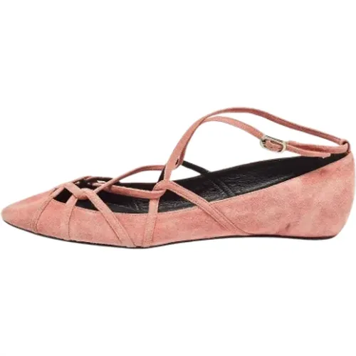 Pre-owned Suede flats , female, Sizes: 4 UK - Marc Jacobs Pre-owned - Modalova
