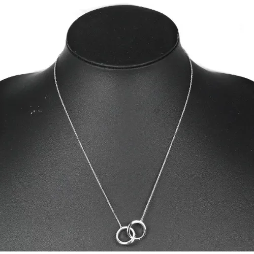 Pre-owned Jewellery, female, , Size: ONE SIZE Pre-owned Silver necklaces - Tiffany & Co. Pre-owned - Modalova