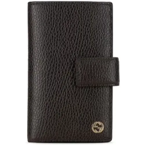 Pre-owned Wallets, female, , Size: ONE SIZE Pre-owned Leather wallets - Gucci Vintage - Modalova