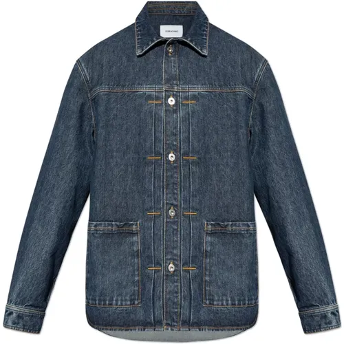 Denim Jackets, male, , Size: XL Denim Jacket - Ferragamo - Modalova