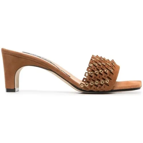 Elevate Your Summer Look with High Heel Sandals , female, Sizes: 7 UK - Sergio Rossi - Modalova