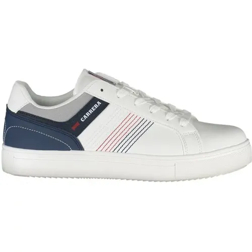 White Sneakers with Contrasting Accents , male, Sizes: 10 UK, 7 UK, 6 UK, 8 UK, 9 UK - Carrera - Modalova