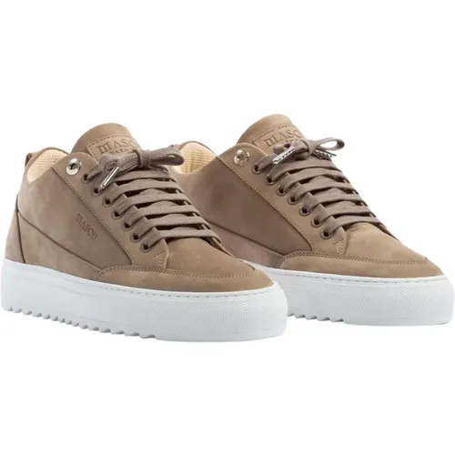 Elegante Tia Sneakers Sand , Herren, Größe: 45 EU - Mason Garments - Modalova