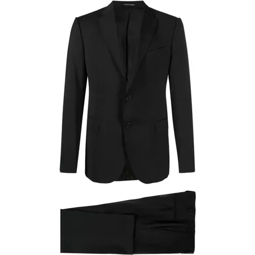 Classic Wool Suit , male, Sizes: M - Emporio Armani - Modalova