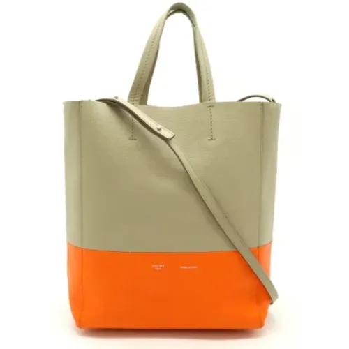 Pre-owned Tote Bags, unisex, , Size: ONE SIZE Pre-owned Leather celine-bags - Celine Vintage - Modalova