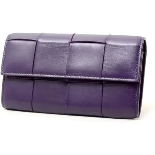 Pre-owned Wallets, female, , Size: ONE SIZE Pre-owned Leather wallets - Bottega Veneta Vintage - Modalova