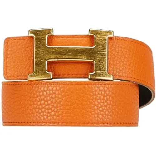 Pre-owned Belts, female, , Size: ONE SIZE Pre-owned Leather belts - Hermès Vintage - Modalova