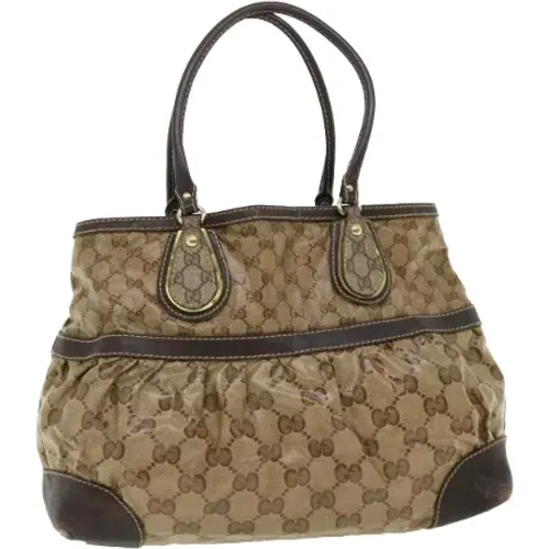 Pre-owned Tote Bags, female, , Size: ONE SIZE Pre-owned Canvas totes - Gucci Vintage - Modalova