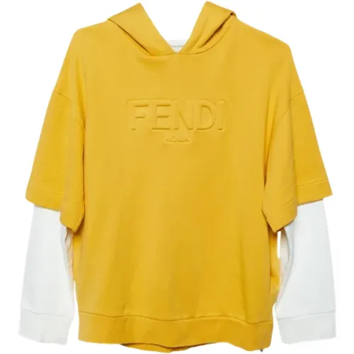 Pre-owned Knitwear & Sweatshirts, female, , Size: L Pre-owned Fabric tops - Fendi Vintage - Modalova