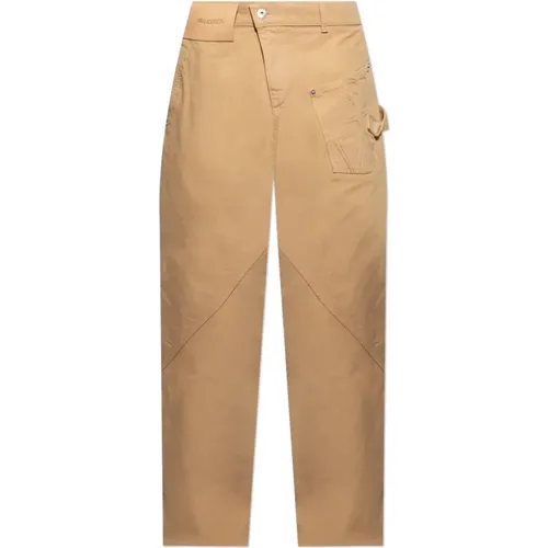 Wide Trousers, male, , Size: W32 Logo trousers - JW Anderson - Modalova