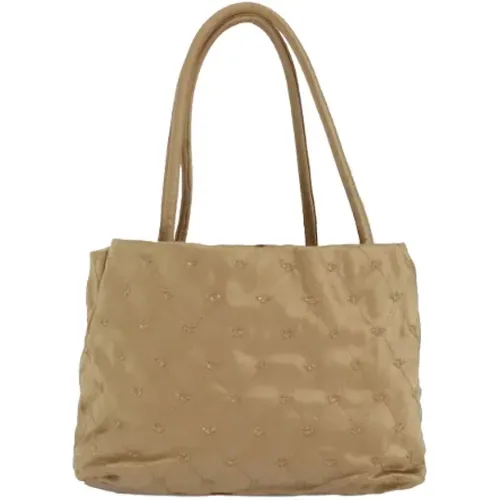 Pre-owned Tote Bags, female, , Size: ONE SIZE Pre-owned Fabric shoulder-bags - Bottega Veneta Vintage - Modalova