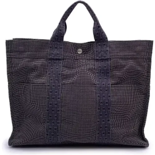 Pre-owned Tote Bags, female, , Size: ONE SIZE Pre-owned Canvas handbags - Hermès Vintage - Modalova