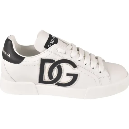 Low-Top Sneakers Panelled Design , female, Sizes: 3 UK, 4 UK, 5 1/2 UK, 3 1/2 UK - Dolce & Gabbana - Modalova