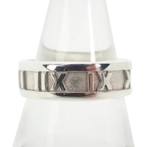 Pre-owned Silver rings , female, Sizes: ONE SIZE - Tiffany & Co. Pre-owned - Modalova