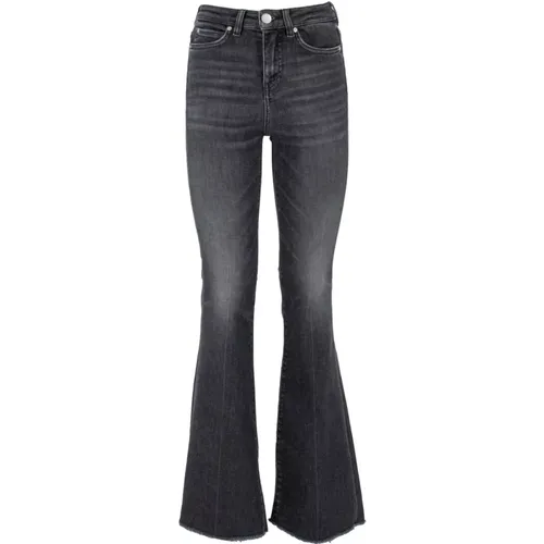 Flare-fit Power Stretch Denim Jeans , Damen, Größe: W26 - pinko - Modalova