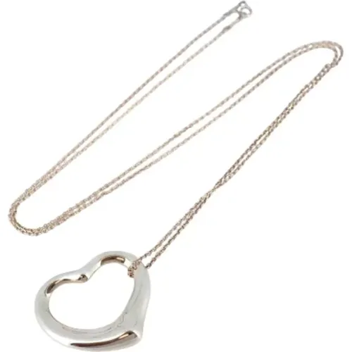 Pre-owned Jewellery, female, , Size: ONE SIZE Pre-owned Silver necklaces - Tiffany & Co. Pre-owned - Modalova