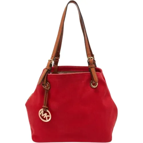 Pre-owned Tote Bags, female, , Size: ONE SIZE Pre-owned Canvas shoulder-bags - Michael Kors Pre-owned - Modalova