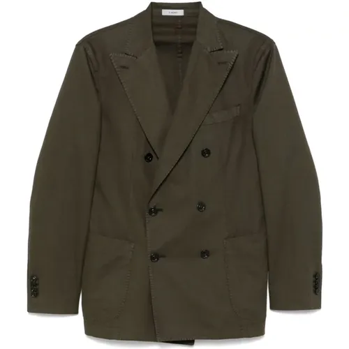 Blazers, male, , Size: XL Forest Double-Breasted Blazer - Boglioli - Modalova