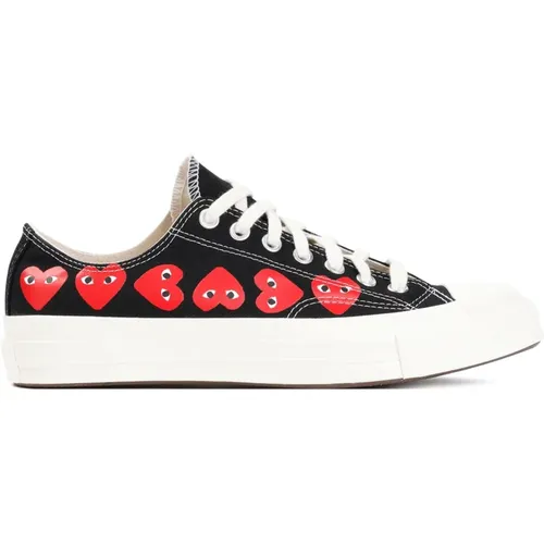 Sneakers, female, , Size: 15 US Heart Low Top Sneakers - Comme des Garçons Play - Modalova