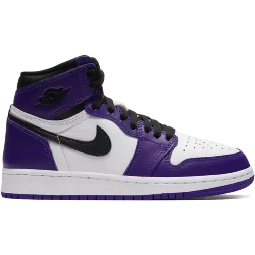 Sneakers, female, , Size: 5 1/2 US Court Purple White Retro High Grade School Sizing - Jordan - Modalova