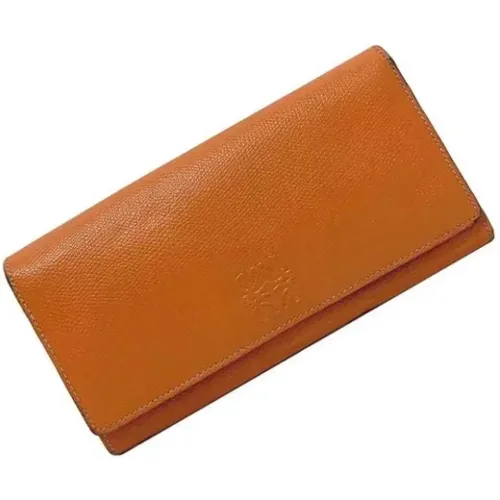 Pre-owned Wallets, female, , Size: ONE SIZE Pre-owned Leather wallets - Loewe Pre-owned - Modalova