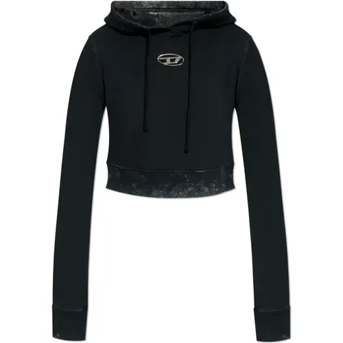 Sweatshirt F-Slimmy-Hood-P5 , female, Sizes: S, L, M, XS - Diesel - Modalova