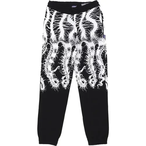 Sweatpants, male, , Size: M Fleece Tracksuit Trousers - Octopus - Modalova