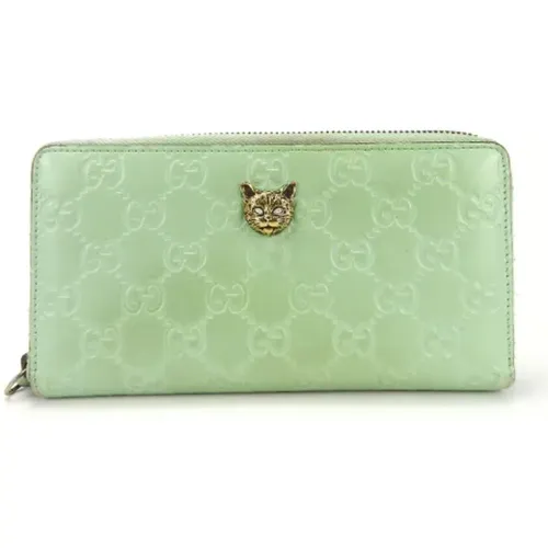 Pre-owned Wallets, female, , Size: ONE SIZE Pre-owned Leather wallets - Gucci Vintage - Modalova