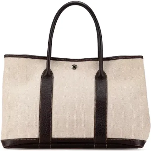 Pre-owned Canvas handbags , female, Sizes: ONE SIZE - Hermès Vintage - Modalova