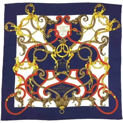 Pre-owned Scarves, female, , Size: ONE SIZE Pre-owned Silk scarves - Hermès Vintage - Modalova