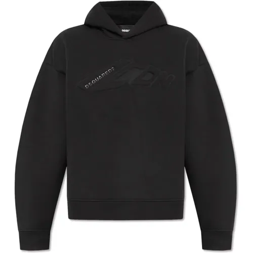 Sweatshirt mit Logo , Herren, Größe: 3XL - Dsquared2 - Modalova