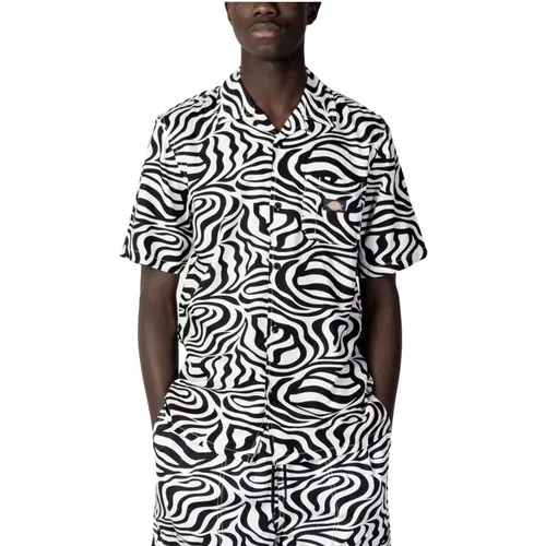 Zebra Short Sleeve Shirt , male, Sizes: XS - Dickies - Modalova
