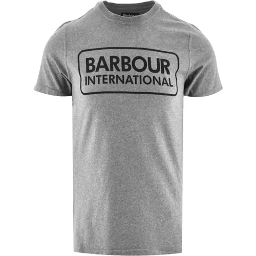 Kurzarm T-Shirt aus Baumwolle , Herren, Größe: L - Barbour - Modalova
