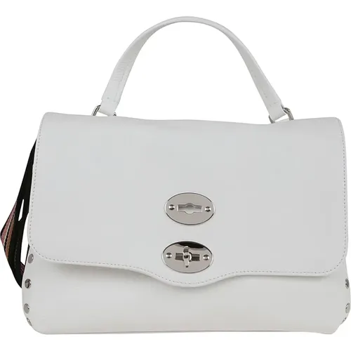 Shoulder Bag Elegant Silver Details , female, Sizes: ONE SIZE - Zanellato - Modalova