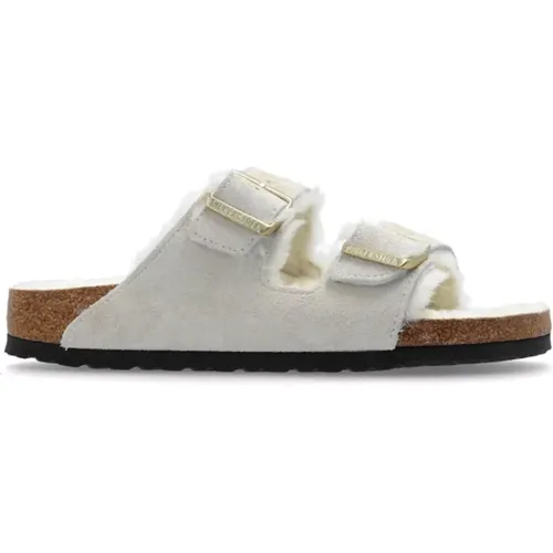 Arizona Shearling` Hausschuhe , Damen, Größe: 38 EU - Birkenstock - Modalova