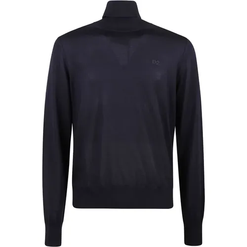 Turtlenecks, male, , Size: XL Stylish Pullover Sweater for Men - Dsquared2 - Modalova