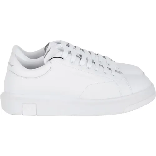 Weiße Sneakers für Stylischen Look , Herren, Größe: 44 EU - Emporio Armani - Modalova