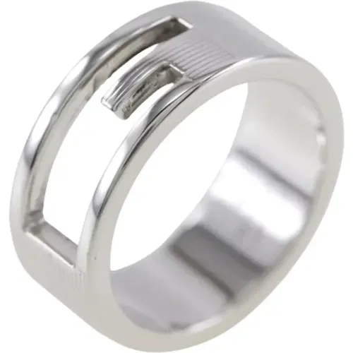 Pre-owned Jewellery, female, , Size: ONE SIZE Pre-owned Silver rings - Gucci Vintage - Modalova