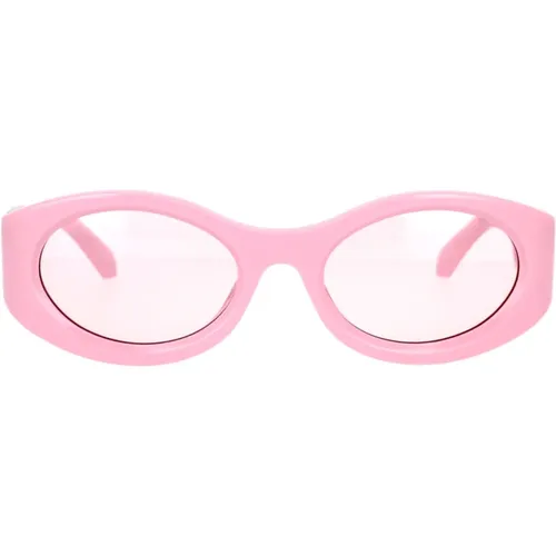 Fashionable Oval Sunglasses Gogolen 13030 , female, Sizes: 55 MM - Ambush - Modalova