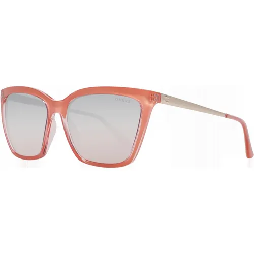 Sunglasses, female, , Size: ONE SIZE Coral Cat Eye Sunglasses - Guess - Modalova