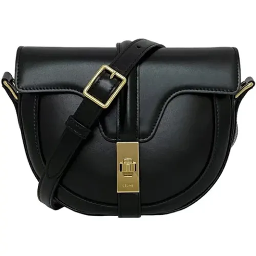 Pre-owned Cross Body Bags, female, , Size: ONE SIZE Pre-owned Leather celine-bags - Celine Vintage - Modalova