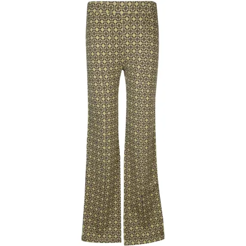 Wide Trousers, male, , Size: M Retro Geometric Trousers - Wales Bonner - Modalova