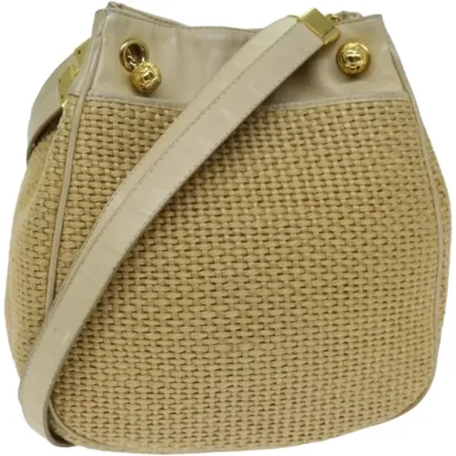 Pre-owned Bucket Bags, female, , Size: ONE SIZE Pre-owned Fabric shoulder-bags - Bottega Veneta Vintage - Modalova